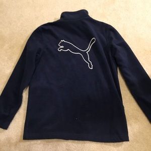 Boys vintage puma jacket size youth large